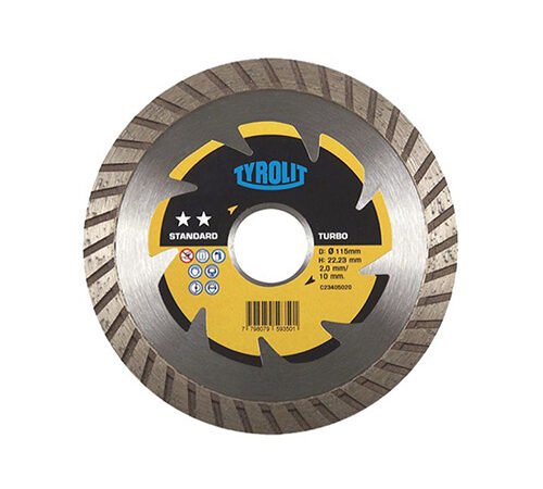 Disco Diamantado Turbo Standard Tyrolit Amoladora 4½”