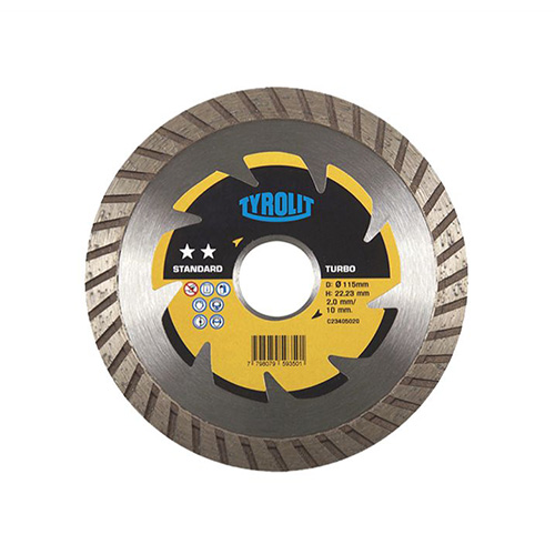 Disco Diamantado Turbo Standard Tyrolit Amoladora 4½”