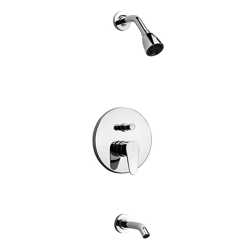 Monocomando Bañera y Ducha Embutir FV M4 Compacta 0106/M4