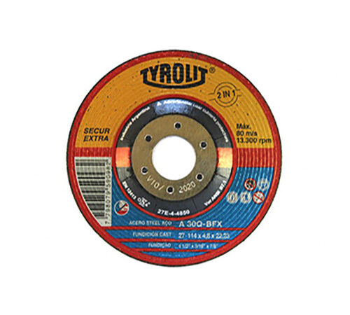 Disco Desbaste 114×4,8mm Secur Extra Amoladora Tyrolit