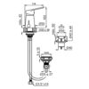 plano_monocomando_fv_0189-m4 Monocomando Bidé FV M4 Compacta 0189/M4
