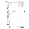 despiece_monocomando_fv_0411.01-b2 Monocomando Mesada Cocina FV Newport 0411.01/B2