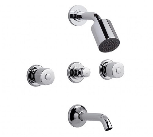 Grifería Bañera y Ducha Doble Comando FV Arizona Plus 0103/B1P