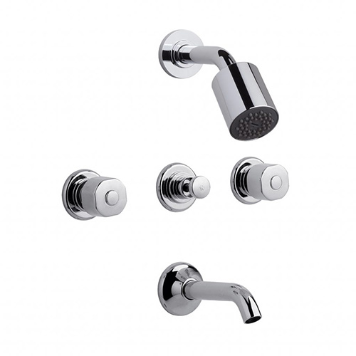 Grifería Bañera y Ducha Doble Comando FV Arizona Plus 0103/B1P