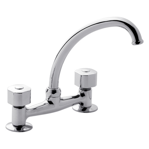 Grifería Mesada Cocina Doble Comando FV Arizona Plus 0413/B1P