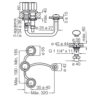 plano_dob_com_allegro_fv_0295-15 Grifería Bidé Doble Comando FV Allegro 0295/15