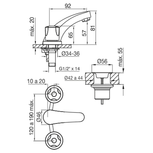 plano_dob_com_pampa_fv_0207-b6 Kit Grifería Baño Doble Comando FV Pampa 0900.03/B6
