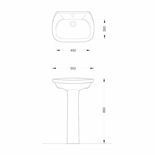 lavatorio_540_1ag_italiana_capea_4 Lavatorio 540 1Ag Blanco Roca Capea Italiana