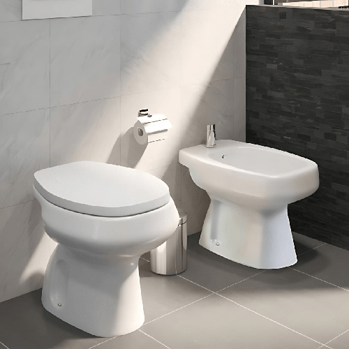 Inodoro Corto Blanco Roca Monaco